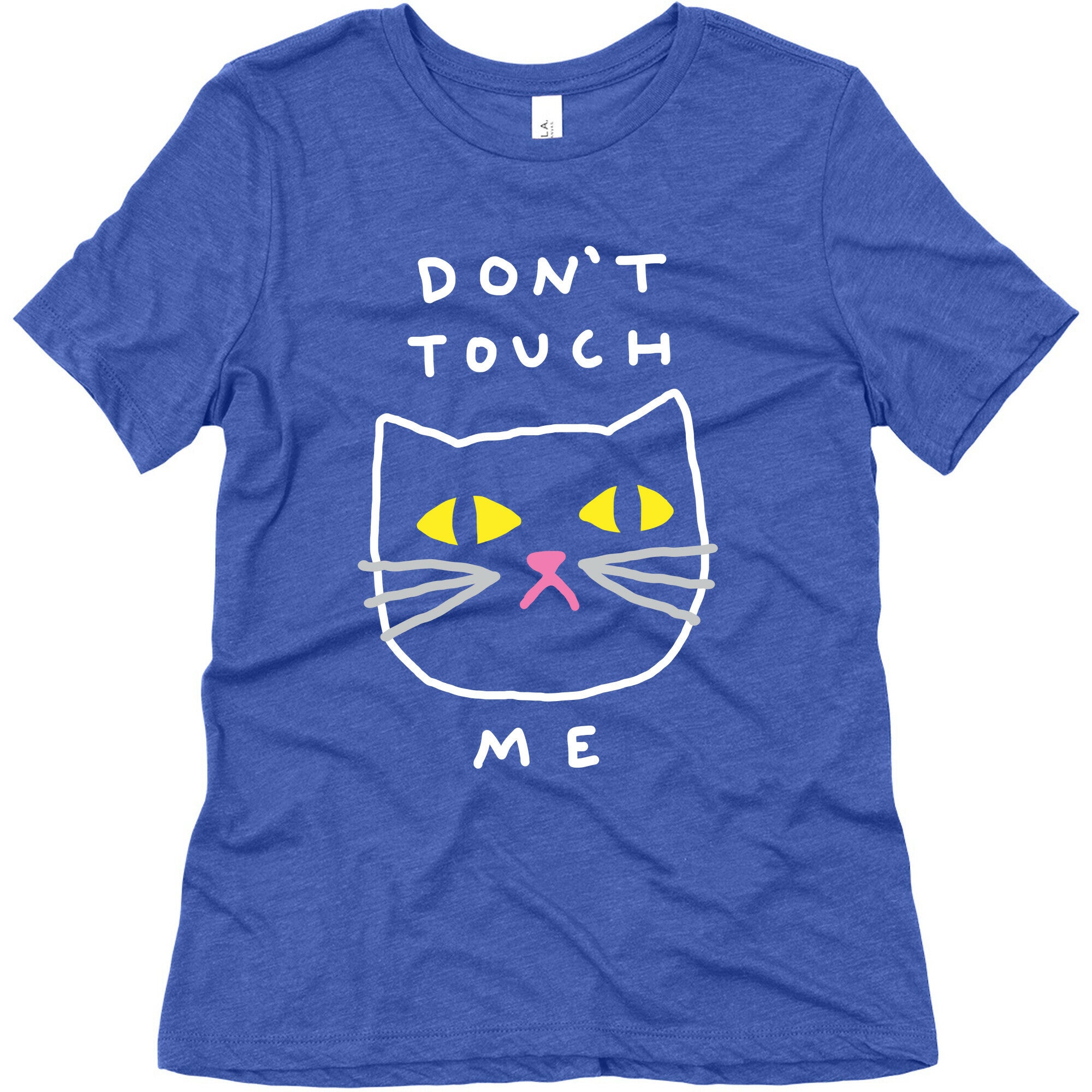 Don't Touch Me Cat Women's Triblend Tee